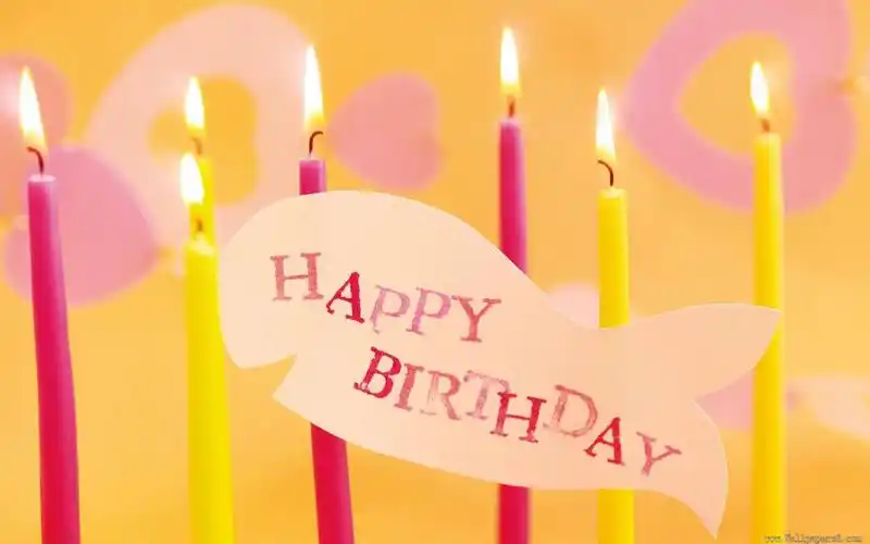 生日蜡烛祝福图片