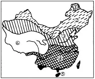 读我国温度带分布图,回答下列问题.