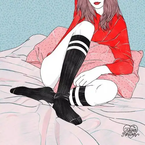 当下超火的情侣插画每一张都让人脸红心跳