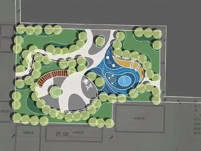 乡村小公园景观平面