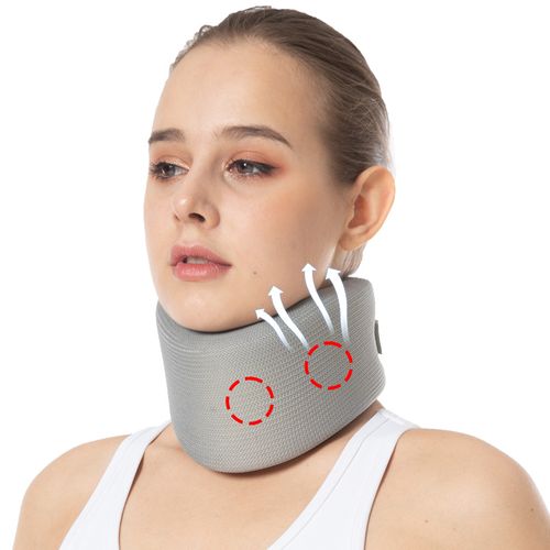 加厚支撑颈托可调节防低头家用护颈颈部矫正套颈椎护脖套海绵颈枕