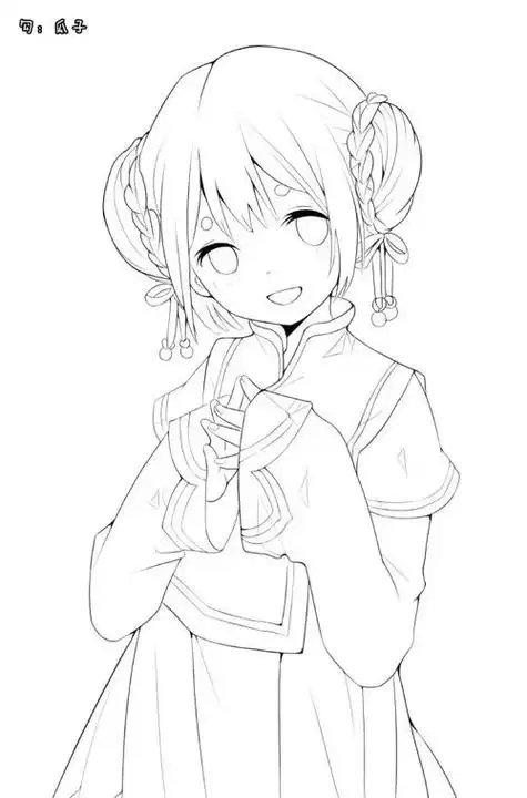 画人物女孩画人物女孩简单可爱
