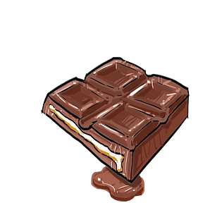 巧克力棒棒冰卡通艺术字pngpsd2000*2000手绘大暑抹茶巧克力冰激凌