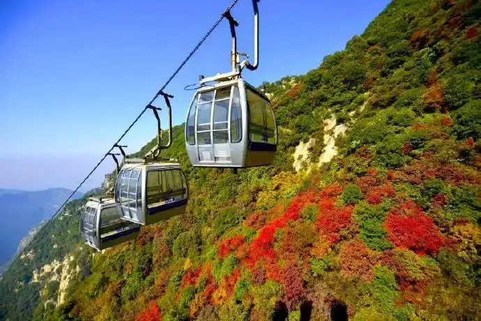 崆峒山进入赏秋黄金期带着家人一起来赏景踏秋吧