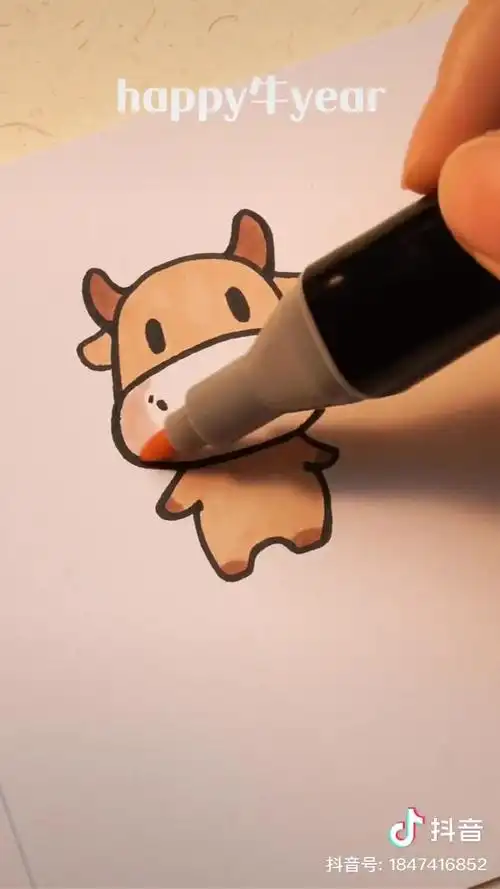 牛的简笔画法大全