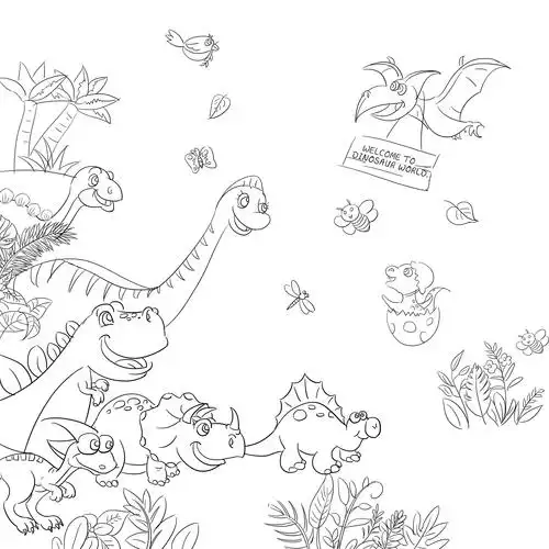 恐龙世界|插画|商业插画|贝吉塔糖双 - 原创作品 - 站酷 (zcool)