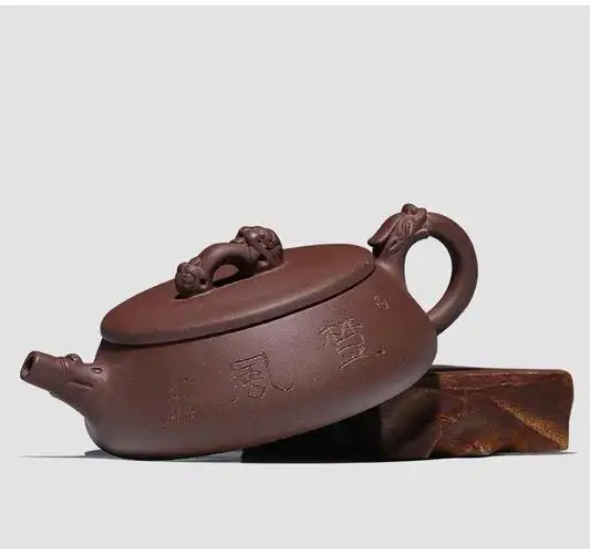 徐保国紫砂壶宜兴名家纯全手工功夫泡茶壶茶具高工收藏风云石瓢紫泥