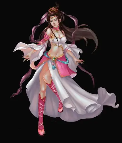 古装白衣小仙女,羞羞的过.