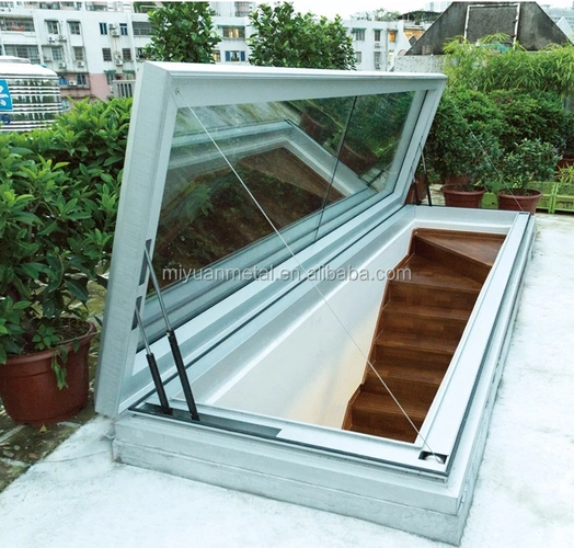 美丽铝合金双层玻璃屋顶天窗窗 - buy skylight roof window,rooftop