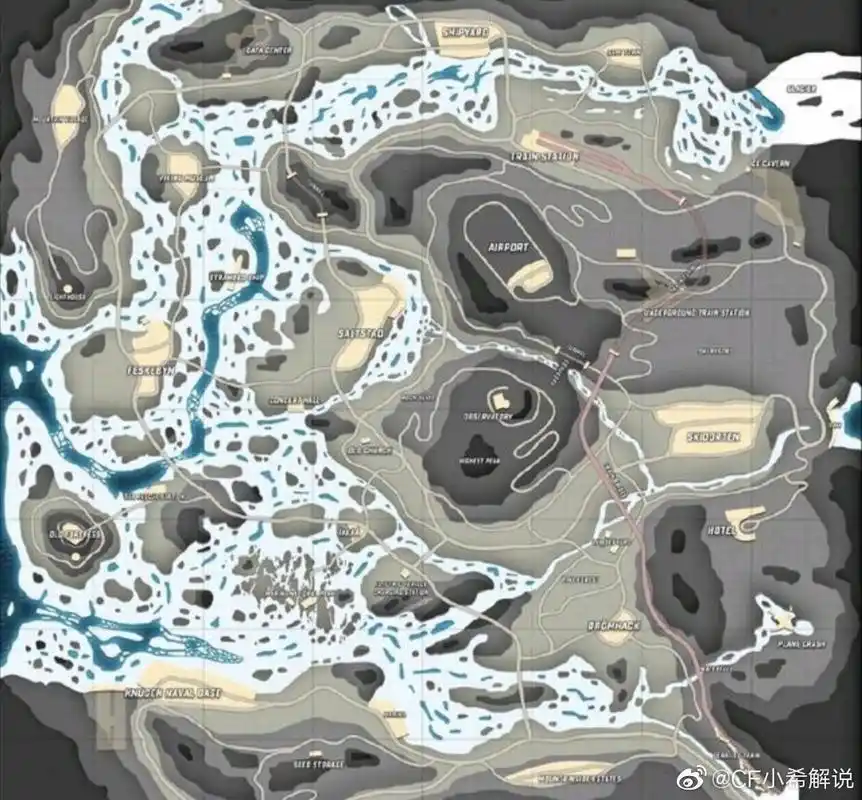 绝地求生新地图威尼斯水城曝光网友怕是有车也跑不过毒圈了