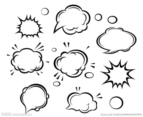 对话泡泡图片