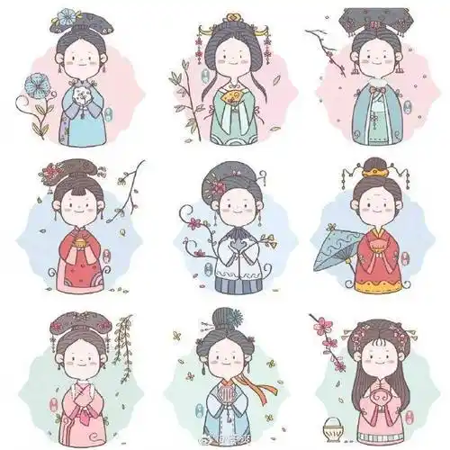 简笔画汉服简笔画汉服女孩