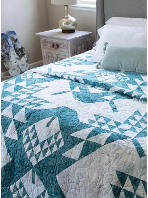 拼布   #拼布教程拼布被教程 - 常青树#拼布被   #拼布被子