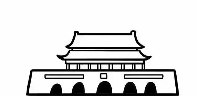 国庆节简笔画——《我爱祖国天安门》_网易订阅