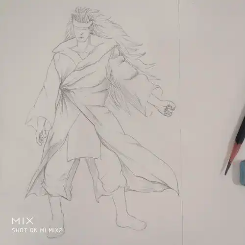 手绘火影忍者 宇智波斑