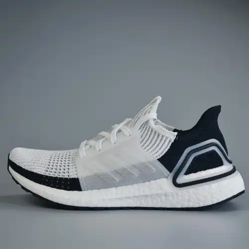 adidasultraboost19ub19阿迪马牌底黑白灰男女运动跑鞋b37704