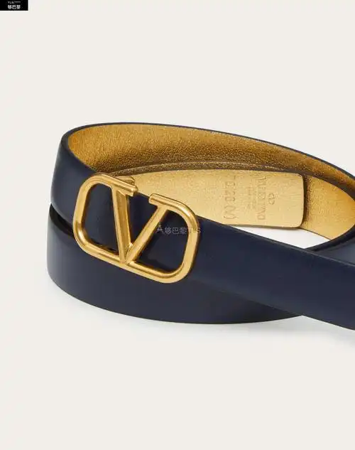 腰带 ceinture vlogo signature réversible en veau brill 预定商品