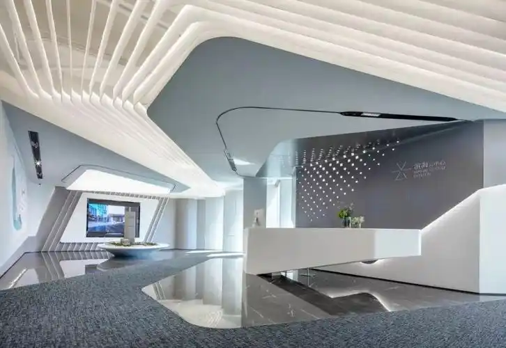 当高级灰遇上科技感十足的办公空间_设计