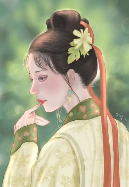 古风插画丨女生头像丨板绘头像