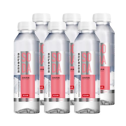 农夫山泉苏打水果味 白桃风味/柠檬风味饮用水 【白桃风味】410ml*6瓶