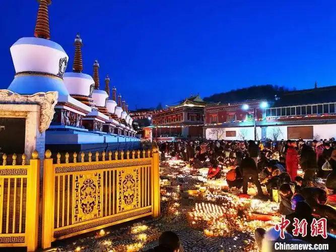 藏传佛教圣地青海塔尔寺纪念宗喀巴大师圆寂600周年