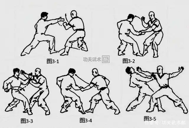 八极拳散手经典格斗招式,寸截寸拿,硬打硬开,凶狠无比