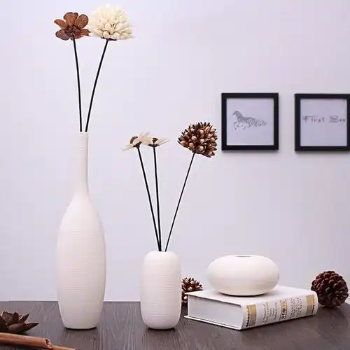 现代简约时尚家居客厅花瓶高档工艺装饰品摆件电视柜玄关陶瓷摆设