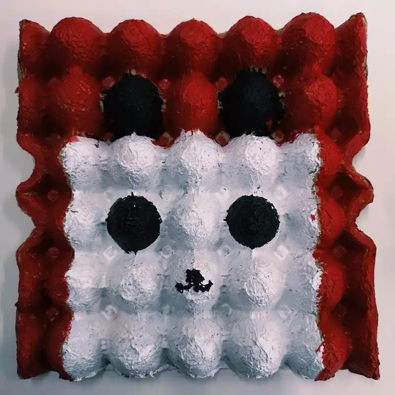 97幼儿园环创97蛋托画