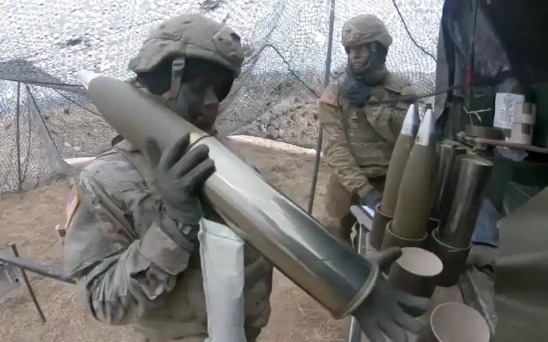 m119式榴弹炮发射分装设计的105毫米炮弹_哔哩哔哩 (゜-゜)つロ 干杯