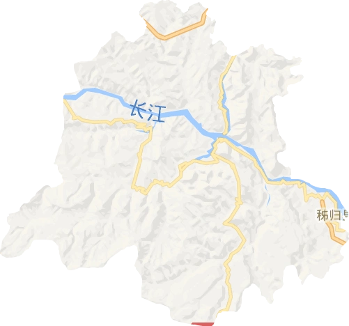 秭归县高清电子地图