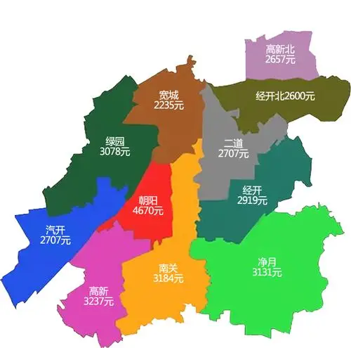 长春各区房价曝光 一张月供地图看你还能买哪-长春新房网-房天下