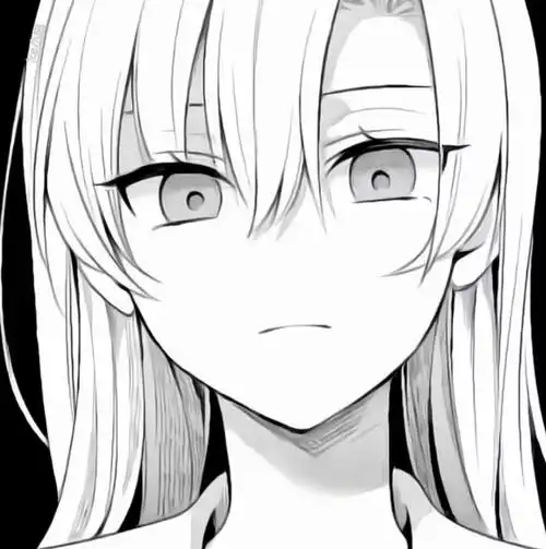 黑白御姐系 漫画女头像 图源ks小柔