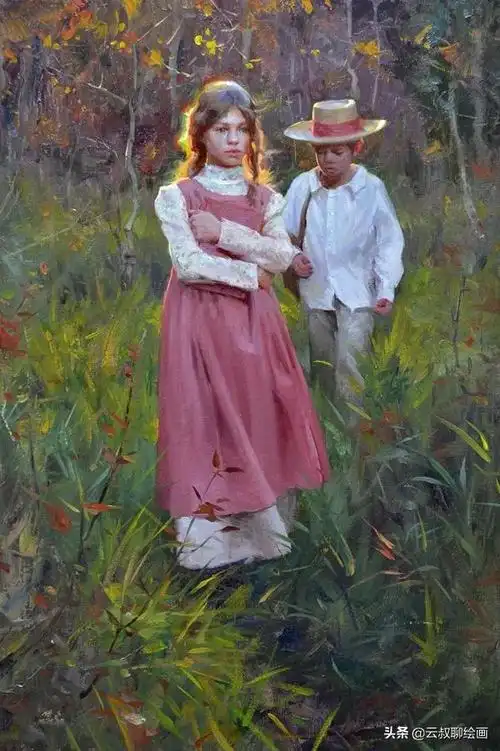 美国画家阿尔宾绘画作品欣赏