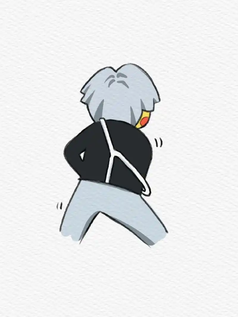 简单画一个背影#简笔画 #一学就会系列 #ikun - 抖音