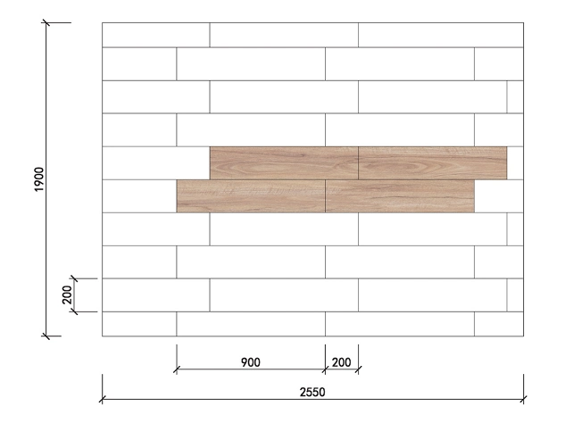木纹砖这样铺简直美翻了