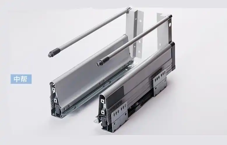 骑马抽 厨房抽屉滑轨托底阻尼缓冲高中低邦骑马抽屉轨道橱柜金属侧帮