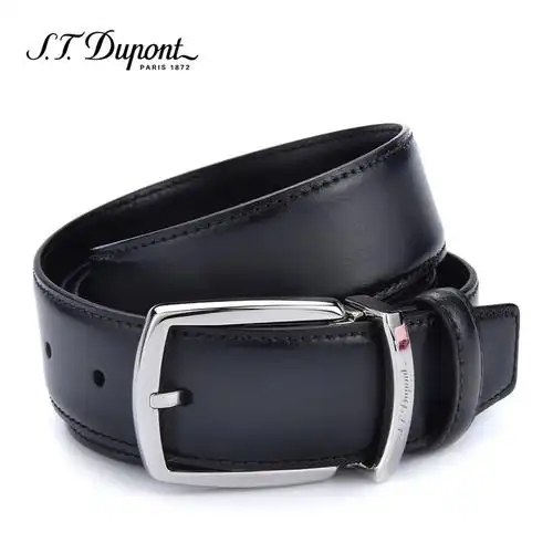 s.t.dupont法国都彭男士皮带腰带7650440 黑色