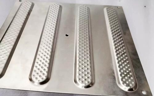 e盲道砖304不锈钢盲道砖盲人行道圆点防滑指引盲道板不锈钢盲道