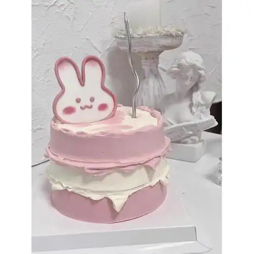 ins网红同款可爱小兔子蛋糕装饰摆件女神小仙女生日烘焙装扮插件