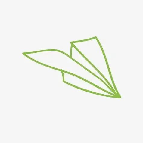 纸张飘落简笔画