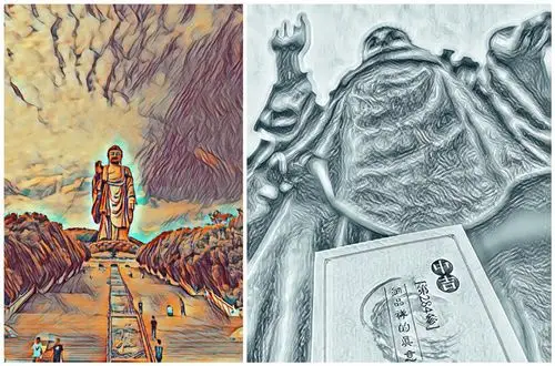 穿过莲花池,步行至灵山大佛前,在佛手处敬香,祈福,接受佛性的熏陶