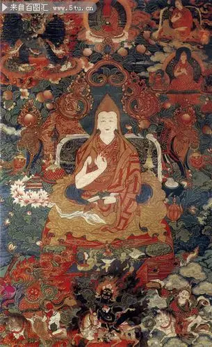 宗喀巴唐卡像