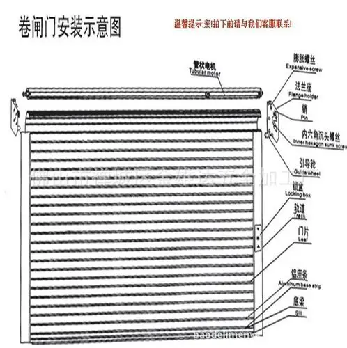 供应厂家供应 欧式电动车库门 卷帘门 自动 卷帘 1002