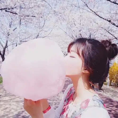 女生头像真人阳光樱花