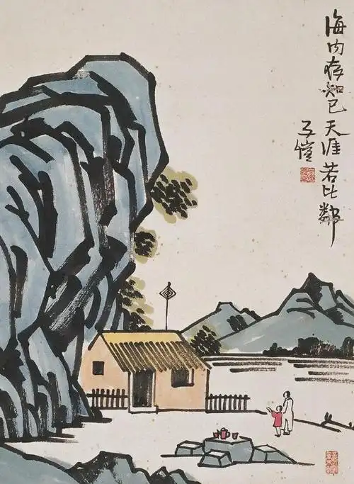 自具一格丰子恺风景画的欣赏