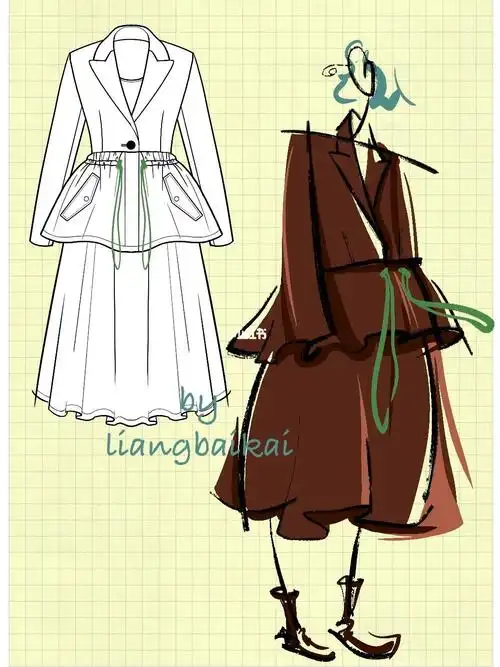 服装设计款式图