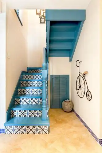 126平米的复式楼,地中海风格设计,一个被装成诗情画意的家!