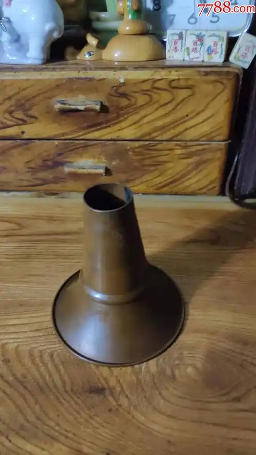 上世纪50-60年代铜质厚壁铜唢呐碗老包浆民俗怀旧老物品.