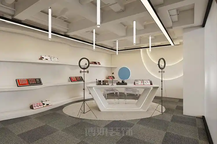 杭州高人气直播间装潢设计,杭州高人气直播间装修效果图,杭州装修公司