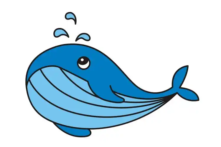 鲸鱼画法简笔画鲸鱼画法简笔画图片